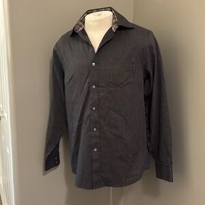 Black Brown Medium Button Up Shirt